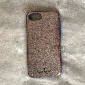 Kate Spade sparkle iPhone 8 case